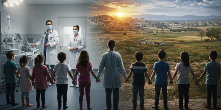 Enfants Malades de Gaza Soignés au Royaume-Uni - Viral Mag Des enfants de Gaza gravement malades seront soignés au Royaume Uni Une opération humanitaire majeure pour répondre à la crise à Gaza   Viral Mag