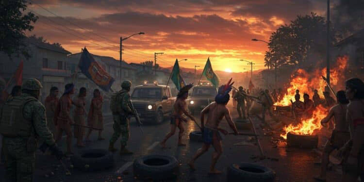 Équateur : Violences et Otages dans une Crise Explosive - Viral Mag 29092025 Un mort 17 militaires otages lÉquateur senflamme face à la hausse des carburants Qui est responsable La vérité derrière cette crise vous attend Viral Mag