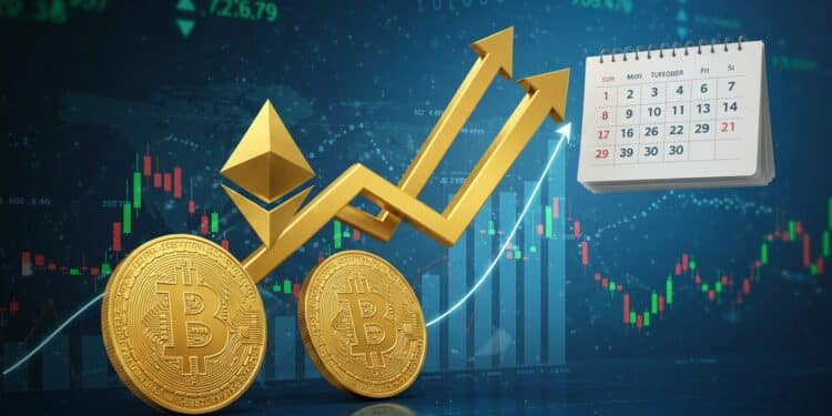 ETFs Bitcoin et Ethereum : +1 Md$ avant un Octobre Haussier - Viral Mag 30092025 Les ETFs Bitcoin et Ethereum captent 1 Md$ en un jour Le marché crypto rebondit fort avant octobre Quels signaux économiques pourraient changer la donne Viral Mag