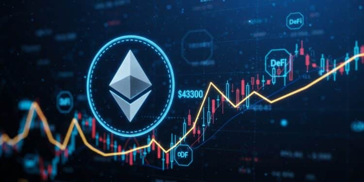 Analyse de la prédiction du prix de lETH  le support à 4300 $ tiendra t il face à la volatilité  Découvrez les catalyseurs et risques pour Ethereum   Viral Mag