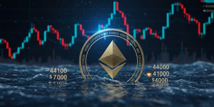 24092025   Ethereum tombe à 4100 $ sous la pression des ETF Les supports clés tiendront ils  Découvrez les signaux techniques et les perspectives de rebond   Viral Mag