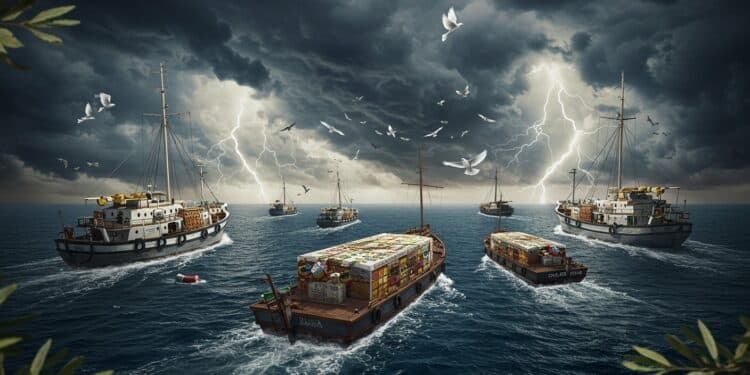 Une flottille humanitaire quitte Barcelone pour Gaza visant à livrer de laide et dénoncer le conflit Suivez cette mission audacieuse    Viral Mag