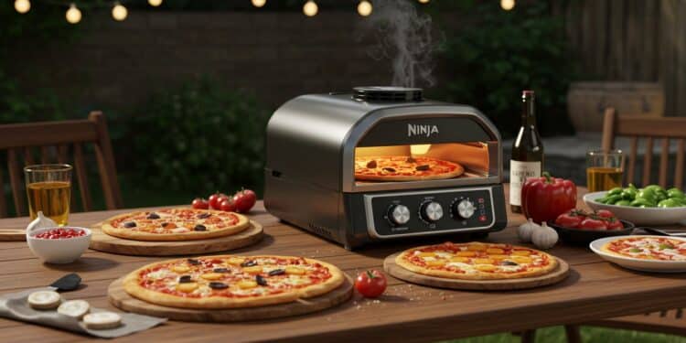24092025   Envie de pizzas comme à la pizzeria en 3 minutes  Le four Ninja Artisan 4 en 1 révolutionne vos repas Découvrez ses secrets pour des plats gourmands   Viral Mag