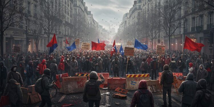 France : Une Mobilisation Citoyenne Paralyse le Pays - Viral Mag La France sarrête le 10 septembre  blocages manifestations et colère sociale face à la crise politique et au plan de désendettement Découvrez ce mouvement inédit   Viral Mag