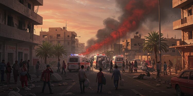 20092025   À Gaza ville les bombes pleuvent les hôpitaux seffondrent et des milliers fuient Mais pour certains partir est impossible Que reste t il despoir    Viral Mag