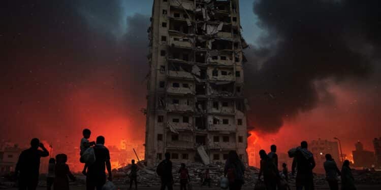 Gaza : Une Tour Détruite, la Tension Monte - Viral Mag Une tour dhabitation à Gaza ville détruite par larmée israélienne Les opérations sintensifient la population évacue Quelles conséquences pour la région    Viral Mag