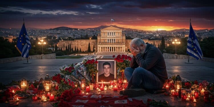 26092025   Depuis 12 jours un père affamé campe devant le Parlement grec pour obtenir justice pour son fils mort dans un tragique accident de train Sa quête pour la vérité bouleverse le pays Que cache cette affaire    Viral Mag