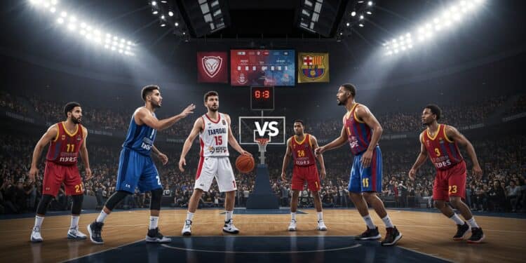 Hapoël Tel Aviv – FC Barcelone : Duel Épique en Euroligue - Viral Mag 30092025 Le choc Hapoël Tel Aviv FC Barcelone lance lEuroligue 2025 Qui dominera ce duel explosif Découvrez les enjeux et les clés du match Viral Mag