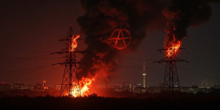 Incendie à Berlin : Sabotage Antimilitariste ? - Viral Mag Incendie à Berlin  43 000 foyers sans électricité après un sabotage revendiqué par un groupe antimilitariste La police enquête sur cette attaque ciblée   Viral Mag