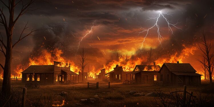 Un incendie ravage Chinese Camp ville de la ruée vers lor en Californie détruisant bâtiments historiques Découvrez limpact et les enjeux   Viral Mag