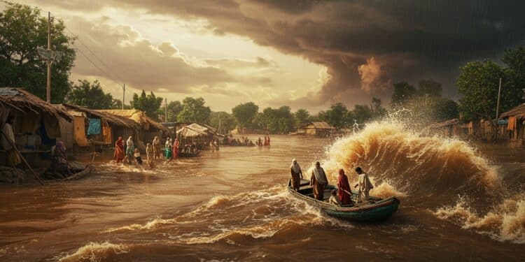 Inondations au Pakistan : Drame et Résilience - Viral Mag Inondations au Pakistan un canot chavire cinq morts Découvrez limpact des crues les défis climatiques et les efforts pour protéger les populations Viral Mag