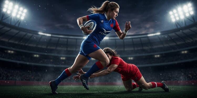Joanna Grisez : La Nouvelle Étoile du Rugby Féminin - Viral Mag Joanna Grisez ailier des Bleues brille à la Coupe du monde féminine de rugby Découvrez son parcours sa passion et son impact sur le sport   Viral Mag
