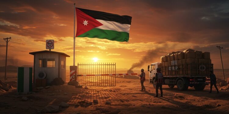 Jordanie : Drame et Fermeture au Poste-Frontière - Viral Mag 21092025 Un poste frontière clé entre la Jordanie et la Cisjordanie rouvre brièvement après une attaque tragique mais laide à Gaza reste bloquée Que cache cette fermeture soudaine Viral Mag