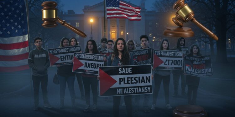 Juge Fédéral Condamne Censure Trump Sur Manifestations Pro-Palestiniennes - Viral Mag 30092025 Imaginez être arrêté et menacé dexpulsion juste pour avoir exprimé votre solidarité avec Gaza sur un campus américain Un juge fédéral vient de frapper un grand coup contre ladministration Trump qualifiant ces actes de censure illégale Mais jusquoù ira cette bataille pour la liberté dexpression Viral Mag