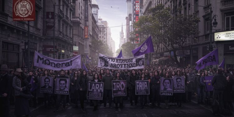 28092025   Des milliers marchent à Buenos Aires pour Lara Brenda et Morena tuées dans un narco féminicide Leur cri pour la justice résonne Que sest il vraiment passé    Viral Mag