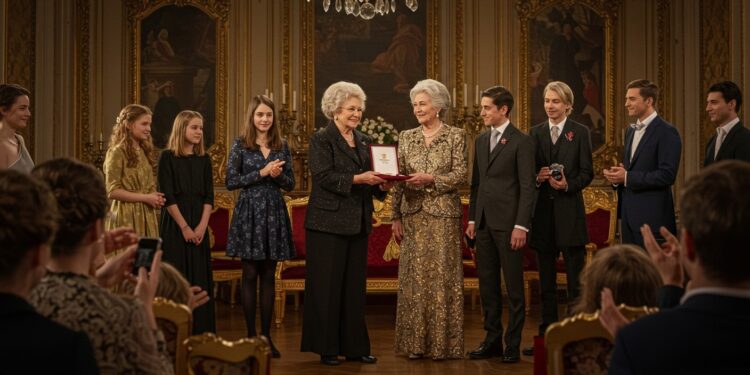 24092025   Karine Le Marchand décorée à Paris entourée de sa fille Alya et de stars Une cérémonie émouvante pour une carrière hors norme Quel est son secret    Viral Mag