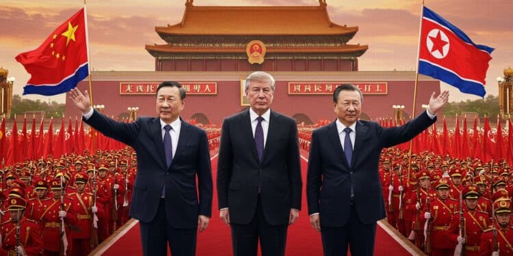 Kim Jong Un à Pékin avec Xi Jinping et Poutine  un événement historique Découvrez pourquoi ce sommet marque un tournant géopolitique majeur   Viral Mag