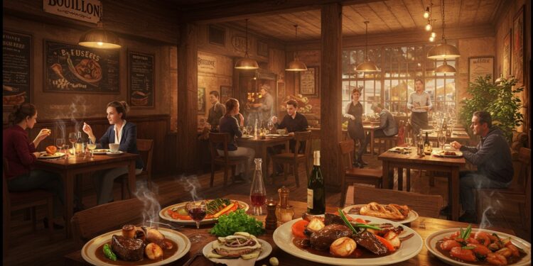 La Renaissance des Bouillons : Retour aux Saveurs Authentiques - Viral Mag 21092025 Les Bouillons reviennent en force avec leurs plats savoureux et authentiques Mais quest ce qui rend ces restaurants si populaires aujourdhui Découvrez leur histoire et leur renouveau culinaire Viral Mag