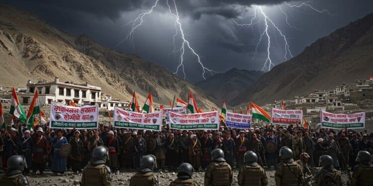 26092025   Le Ladakh sembrase  un activiste arrêté après des manifestations meurtrières pour lautonomie Que cache cette lutte pour les droits tribaux  Lisez pour comprendre   Viral Mag