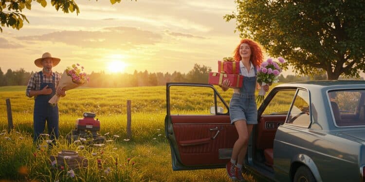 L’Amour Est Dans Le Pré 2025 : Une Arrivée Éblouissante - Viral Mag 21092025 Sylvie arrive chez Jean Louis avec une énergie débordante et des cadeaux touchants Cette rencontre dans LAmour Est Dans Le Pré 2025 promet des étincelles Que va t il se passer Viral Mag