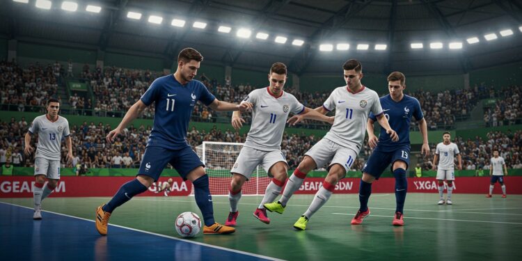 Les Bleus en Futsal : Un Nul Épique au Brésil - Viral Mag 20092025 Les Bleus du futsal tiennent tête au Paraguay 3 3 et visent la finale de la Coupe des Nations Une remontée spectaculaire mais que réservent ils face à la Pologne Viral Mag