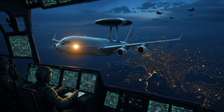 Les Yeux du Ciel : L’Otan Veille sur l’Europe de l’Est - Viral Mag 20092025 À 10 000 mètres daltitude lOtan scrute le ciel pour contrer les menaces russes Mais face aux drones la mission Eastern Sentry peut elle tout voir Viral Mag