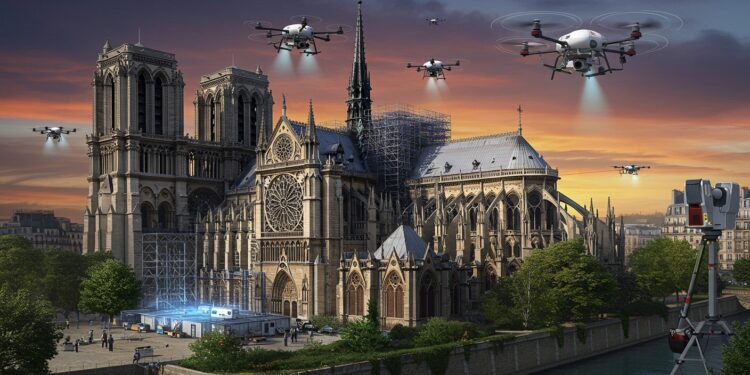 L’IA Révolutionne la Sauvegarde du Patrimoine Mondial - Viral Mag LIA et les technologies numériques transforment la préservation du patrimoine de Notre Dame à Angkor Découvrez comment elles protègent notre histoire   Viral Mag