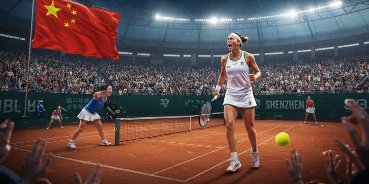 L’Italie Triomphe en Billie Jean King Cup 2025 - Viral Mag LItalie tenante du titre se qualifie pour les demi finales de la Billie Jean King Cup 2025 en battant la Chine à Shenzhen Découvrez les moments forts    Viral Mag