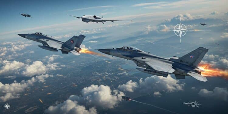 L’Otan Face À l’Escalade Russe : Une Réponse Ferme - Viral Mag 23092025 LOtan réagit fermement aux intrusions russes dans son espace aérien Quelles sont les implications de ces tensions La situation peut elle dégénérer Cliquez pour en savoir plus Viral Mag