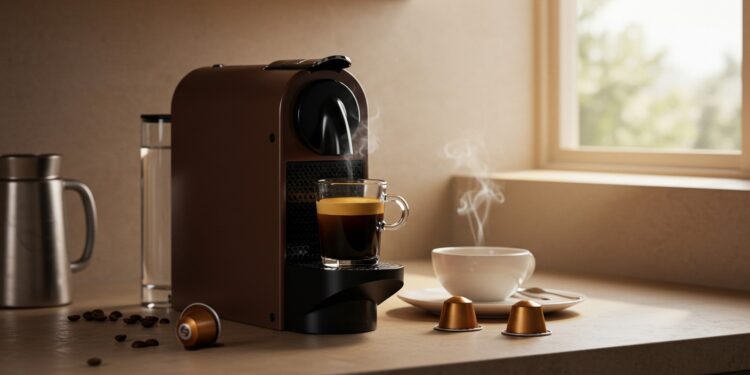 Machine Nespresso Compacte : Café Parfait à Prix Mini - Viral Mag 27092025 Envie dun café parfait sans encombrer votre cuisine La Nespresso Inissia Krups compacte et rapide est à 7999 € Découvrez pourquoi elle séduit tant Viral Mag