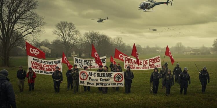Manifestation à Bure : La Lutte Contre les Déchets Nucléaires - Viral Mag 20092025 À Bure des manifestants défient le projet Cigéo sous haute tension Pourquoi cette lutte écologique prend elle autant dampleur Découvrez les dessous de cette mobilisation Viral Mag