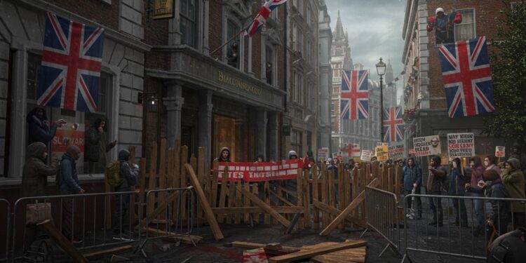 Manifestations Anti-Immigration à Londres : Peur et Tension - Viral Mag Découvrez les tensions croissantes à Londres où des manifestations anti immigration ciblent les hôtels abritant des demandeurs dasile semant la peur chez les résidents et les habitants locaux Une analyse approfondie des enjeux sociétaux   Viral Mag