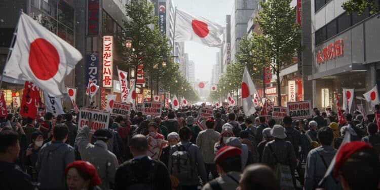 Manifestations Anti-Immigration au Japon : Un Débat Émerge - Viral Mag Le Japon face à limmigration manifestations montée du parti Sanseito et débats sociétaux Découvrez les enjeux dune nation en mutation Viral Mag