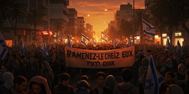 27092025   À Tel Aviv des milliers de voix sélèvent pour sauver les otages de Gaza Entre espoir et tensions politiques un accord est il possible  Cliquez pour découvrir   Viral Mag