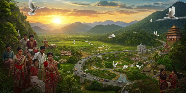 Modi visite le Manipur en proie à des violences ethniques et lance des projets dinfrastructure Découvrez son appel à la paix et les défis régionaux   Viral Mag