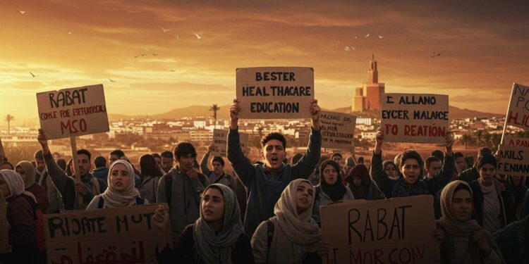 30092025   À Rabat des jeunes exigent santé et éducation de qualité mais la répression sintensifie Que cache cette vague de protestations  Lisez pour comprendre les enjeux   Viral Mag