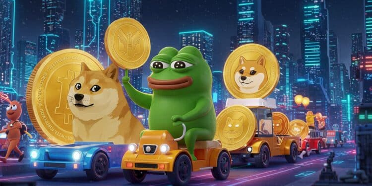 Memecoins 2025 : Little Pepe Domine la Spéculation - Viral Mag 23092025 Les memecoins senvolent en 2025 Dogecoin frôle 1 $ Shiba Inu vacille mais Little Pepe révolutionne avec sa blockchain Qui dominera Viral Mag