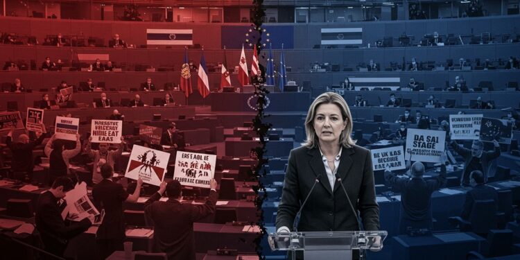 Motion de Censure Contre Von der Leyen : La Gauche Radicalise le Débat - Viral Mag La gauche radicale au Parlement européen dépose une motion de censure contre Ursula von der Leyen accusant lUE de complicité dans la crise de Gaza Découvrez les enjeux et les divisions qui secouent Bruxelles   Viral Mag
