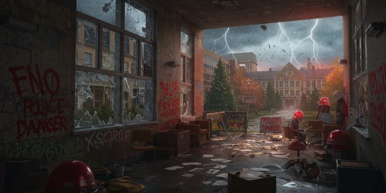 23092025   Le campus de Nantes plongé dans le chaos  dégradations tags antifascistes et cours suspendus Que se passe t il dans nos universités  Lisez pour comprendre   Viral Mag