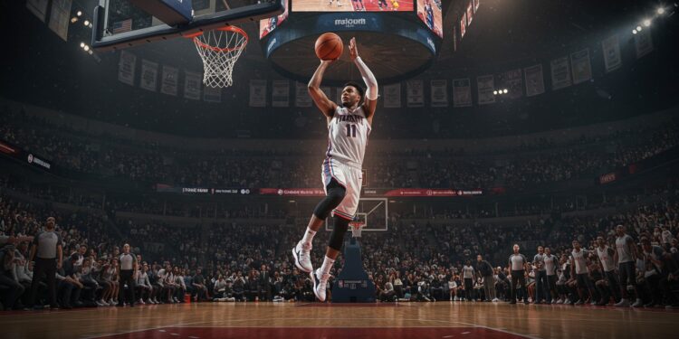 NBA : Une Règle Révolutionne Les Tirs Lointains - Viral Mag NBA  Une nouvelle règle encourage les tirs spectaculaires de loin en fin de quart temps Découvrez son impact sur le jeu et les joueurs    Viral Mag