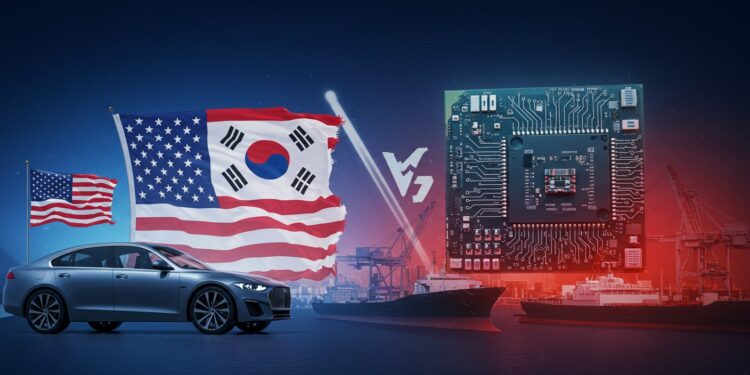 Partenariat Corée-USA : Enjeux et Défis Économiques - Viral Mag Explorez le partenariat économique entre Séoul et Washington des automobiles aux semi conducteurs et les défis posés par les récentes tensions en Géorgie   Viral Mag