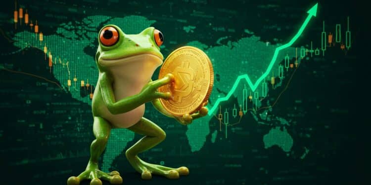 Pepe Coin Bondit : 1,1 Trillion Quitte les Exchanges - Viral Mag Pepe Coin explose avec une hausse de 25  en 7 jours  Découvrez pourquoi 11 trillion de tokens ont quitté les exchanges et ce que cela signifie pour lavenir   Viral Mag