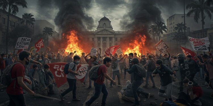 Pérou : Violences et Colère dans les Rues de Lima - Viral Mag 21092025 À Lima la colère éclate des manifestants affrontent la police dans un climat de crise Pourquoi ce soulèvement Quelles sont les vraies raisons de ce chaos Viral Mag