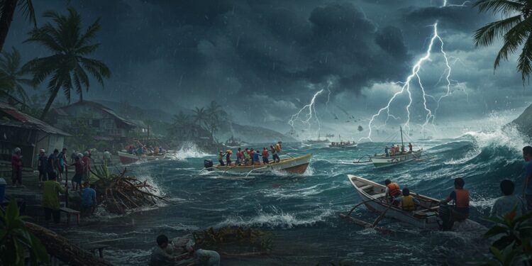 26092025   La tempête Bualoi sème le chaos aux Philippines  400 000 évacués 3 morts des villages dévastés Comment les habitants font ils face  Lisez pour découvrir   Viral Mag