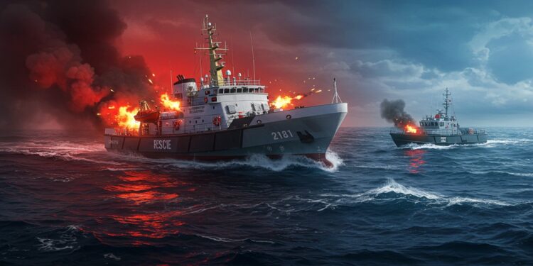 Plainte Contre Garde-Côtes Libyens : Tirs sur l’Ocean Viking - Viral Mag Une ONG dépose plainte en Italie contre des garde côtes libyens pour tirs sur son navire humanitaire Découvrez les détails de cette affaire choquante Viral Mag