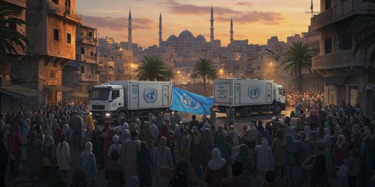 30092025   LONU est prête à agir pour Gaza suite au plan de Trump Mais ce projet peut il vraiment changer la donne pour laide humanitaire  Découvrez les détails   Viral Mag
