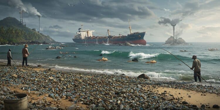 Pollution au Sri Lanka : Un Milliard de Dollars en Suspens - Viral Mag 23092025 Un naufrage au Sri Lanka cause une pollution massive Larmateur refuse de payer un milliard de dollars Quel impact pour lavenir du commerce maritime Découvrez les enjeux Viral Mag