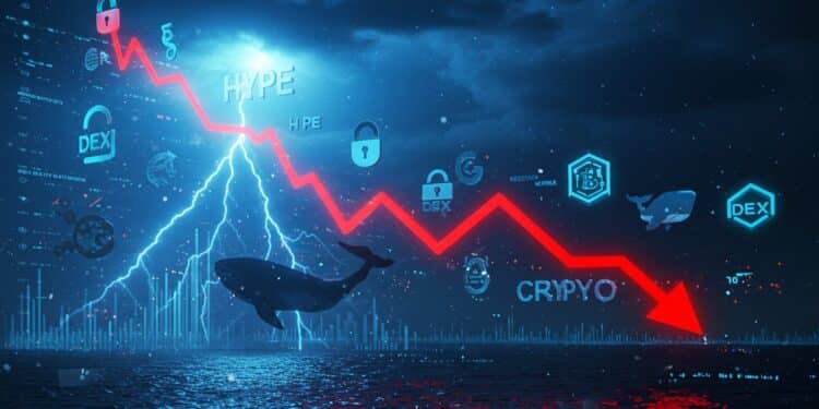 25092025   HYPE seffondre de 27 en une semaine  Déverrouillage massif ventes de whales et rivalité avec Aster  quelles sont les vraies causes  Lisez pour savoir ce qui attend HYPE   Viral Mag