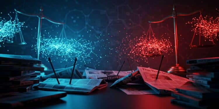 Presse Française Contre IA : La Bataille des Contenus - Viral Mag La presse française sattaque aux bases de données en ligne utilisées par lIA générative Découvrez les enjeux de cette lutte pour protéger les contenus protégés Viral Mag