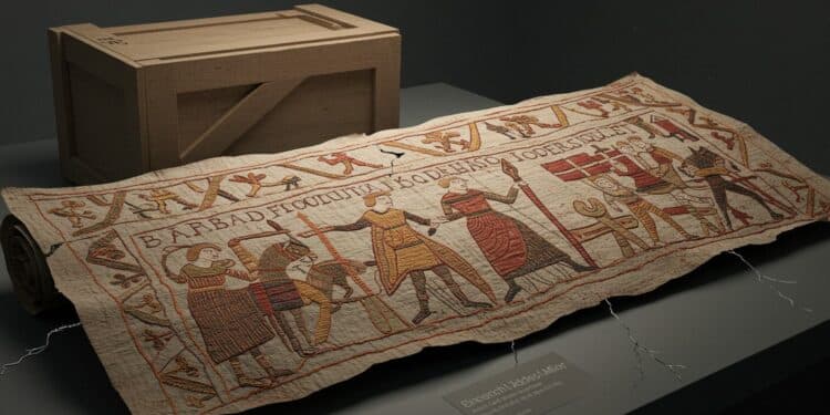 Le prêt de la tapisserie de Bayeux au Royaume Uni suscite linquiétude des experts Quels risques pour cette œuvre millénaire  Découvrez les enjeux   Viral Mag